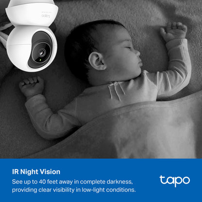 Tapo 3K 5MP Pan/Tilt Security WiFi Camera, Baby & Pet Camera, 360° Motion Tracking, 2-Way Audio, 40Ft. Night Vision, Cloud & Local Storage (Up to 512 GB), Works w/Alexa & Google (Tapo C230) 🍁 All In One Marketplace Canada