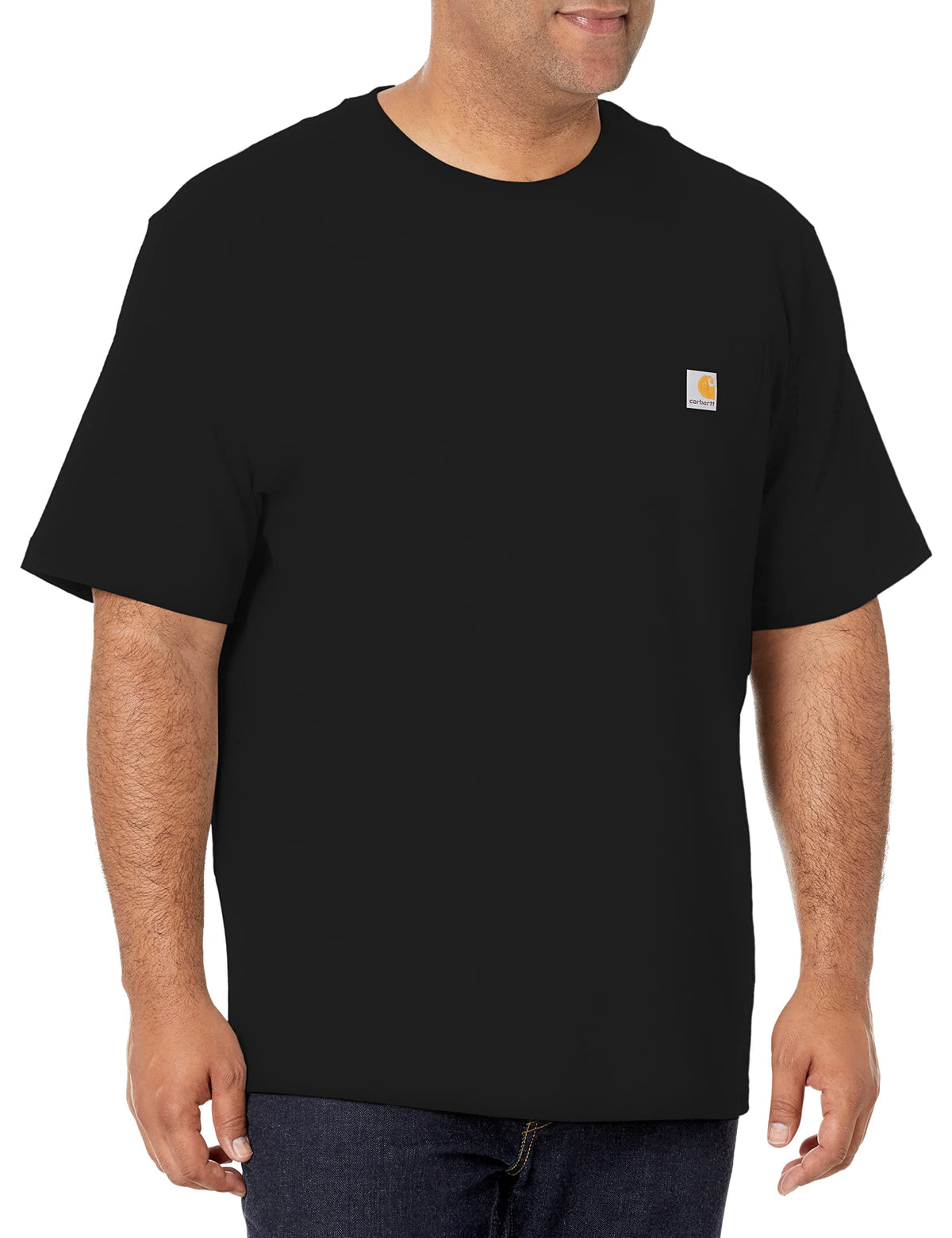 Carhartt Men's K87 Workwear Short Sleeve T-Shirt (Regular and Big & Tall Sizes), Black, Meduim 🍁 All In One Marketplace Canada