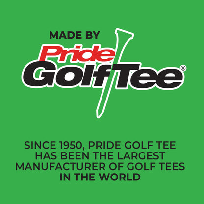Pride Professional Tee System PT2417575 175 Count, Yellow on White, ProLength Plus Tee (3-1/4") 🍁 All In One Marketplace Canada