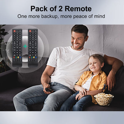 (Pack of 2) Universal Remote for Samsung TV Remote, Replacement for All Samsung Smart TV LED QLED UHD LCD HDTV Frame Curved 4K 8K 3D Series TV 🍁 All In One Marketplace Canada