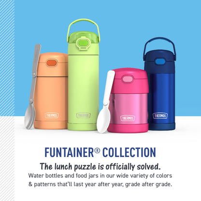 THERMOS FUNTAINER 14 Ounce Stainless Steel Vacuum Insulated Bottle, Wavy Daisies 🍁 All In One Marketplace Canada
