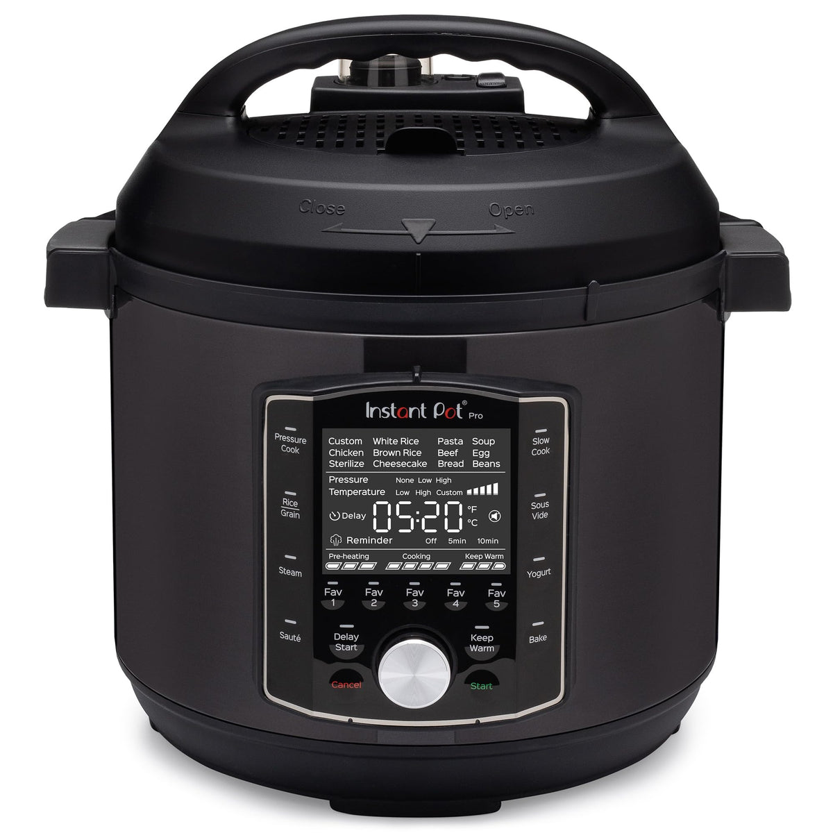 Instant Pot Pro (8 Quart) 10-in-1 Pressure Cooker, Slow Cooker, Rice/Grain Cooker, Steam, Sauté, Sous Vide, Yogurt Maker, Sterilizer and Warmer, Includes App