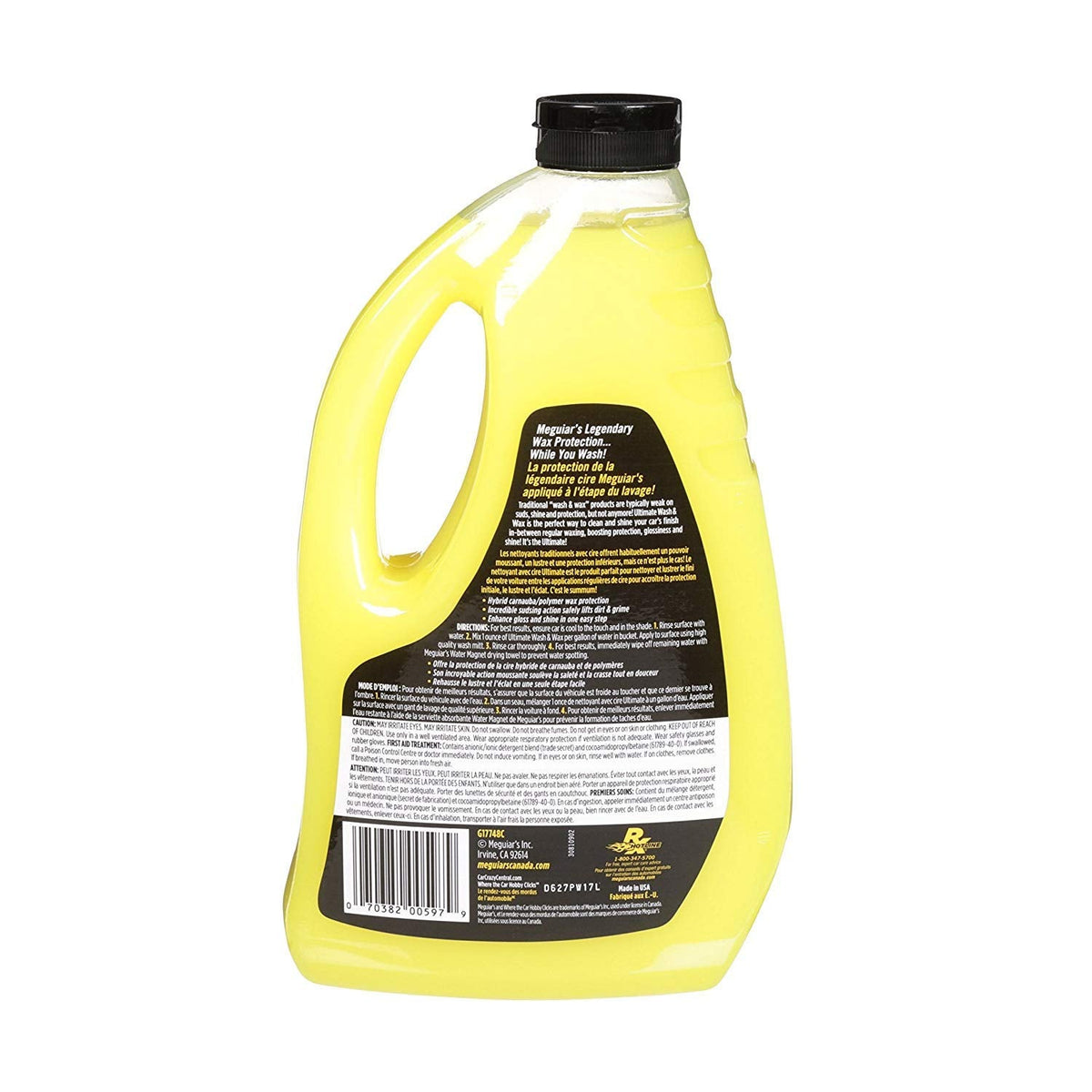Meguiar's Ultimate Car Wash & Wax - Premium Carnauba and Synthetic Blend - G17748C 🍁 All In One Marketplace Canada