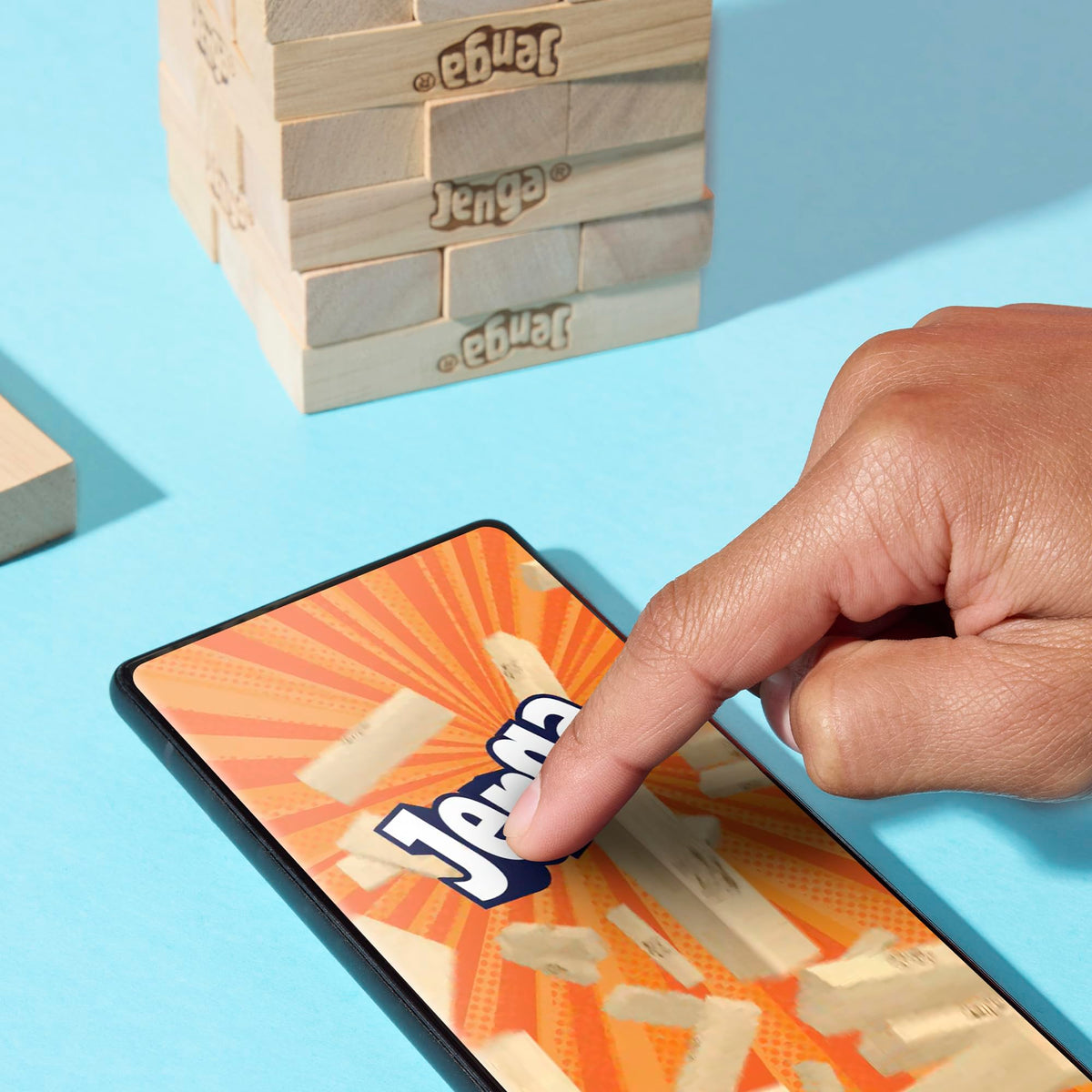 Jenga Official Hasbro Games | Digital Die for 6 More Ways to Play | Original Wood Block Game | Stacking Tower | Ages 6+ | 1+ Players | Party Games 🍁 All In One Marketplace Canada
