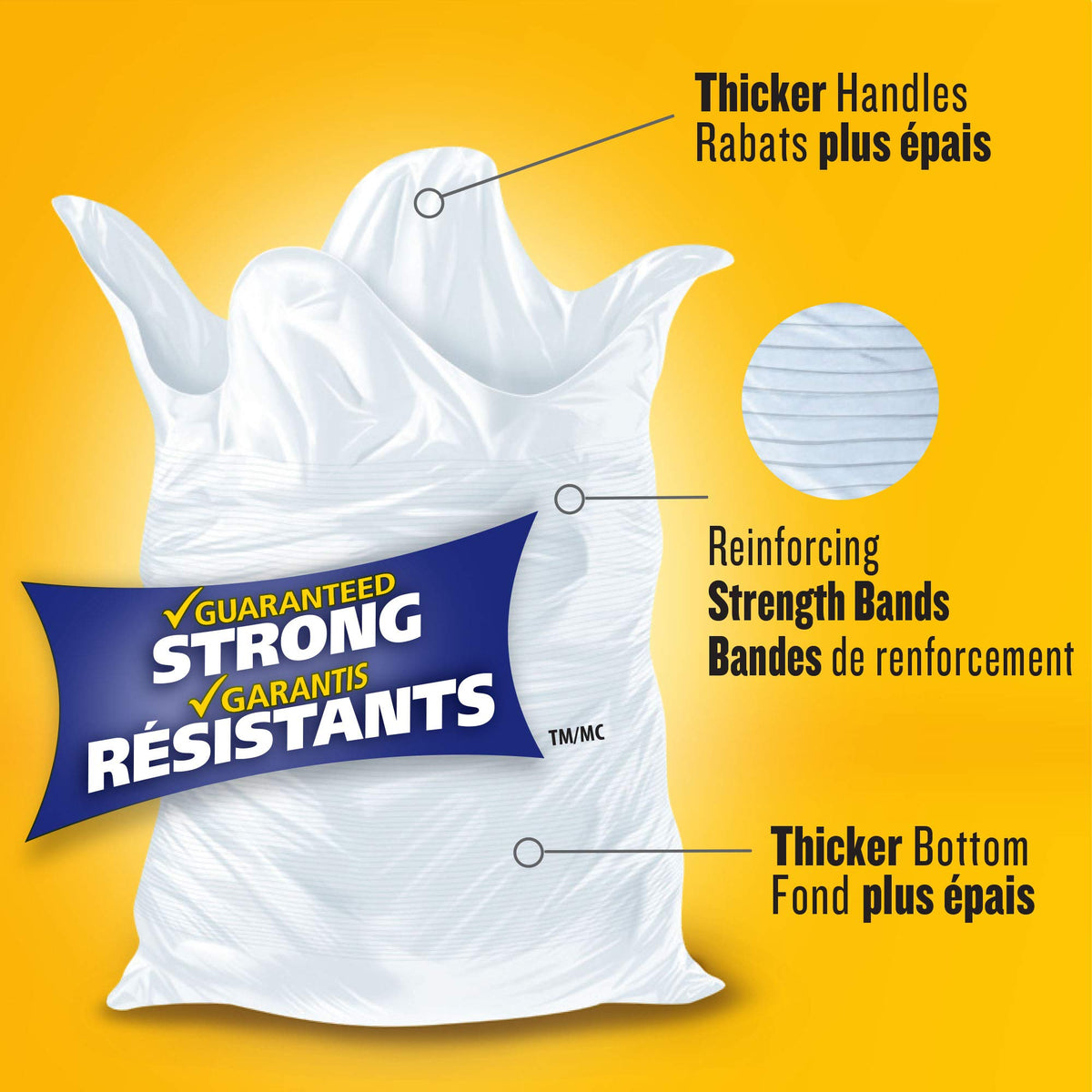 Glad White Garbage Bags - Tall 45 Litres - Febreze Fresh Clean Scent, 160 Trash Bags, Value Pack, Made in Canada of Global Components 🍁 All In One Marketplace Canada