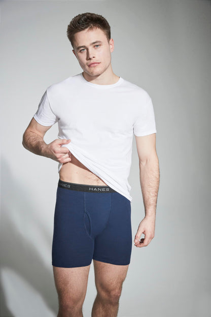 Hanes mens 4 Pack Boxer Briefs, Black/Grey, XXX-Large US 🍁 All In One Marketplace Canada