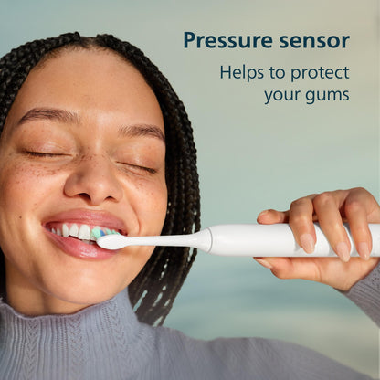 Philips Sonicare 4100 Power Toothbrush, Rechargeable Electric Toothbrush with Pressure Sensor, White HX3681/23 🍁 All In One Marketplace Canada