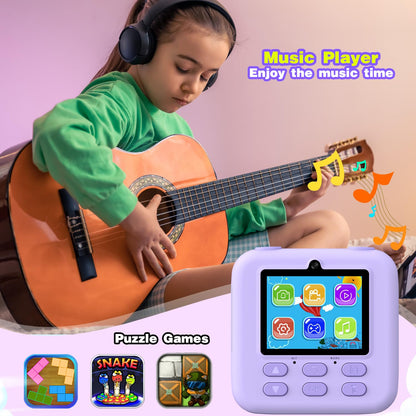 masterbee Kid Camera Instant Print Photo, Birthday Gifts for Girls and Boys, Kids Digital Camera Toys, 1080P HD Video, 3 4 5 6 7 8 9 10 11 12 Year Old Boy Gifts/Girl Gifts 🍁 All In One Marketplace Canada