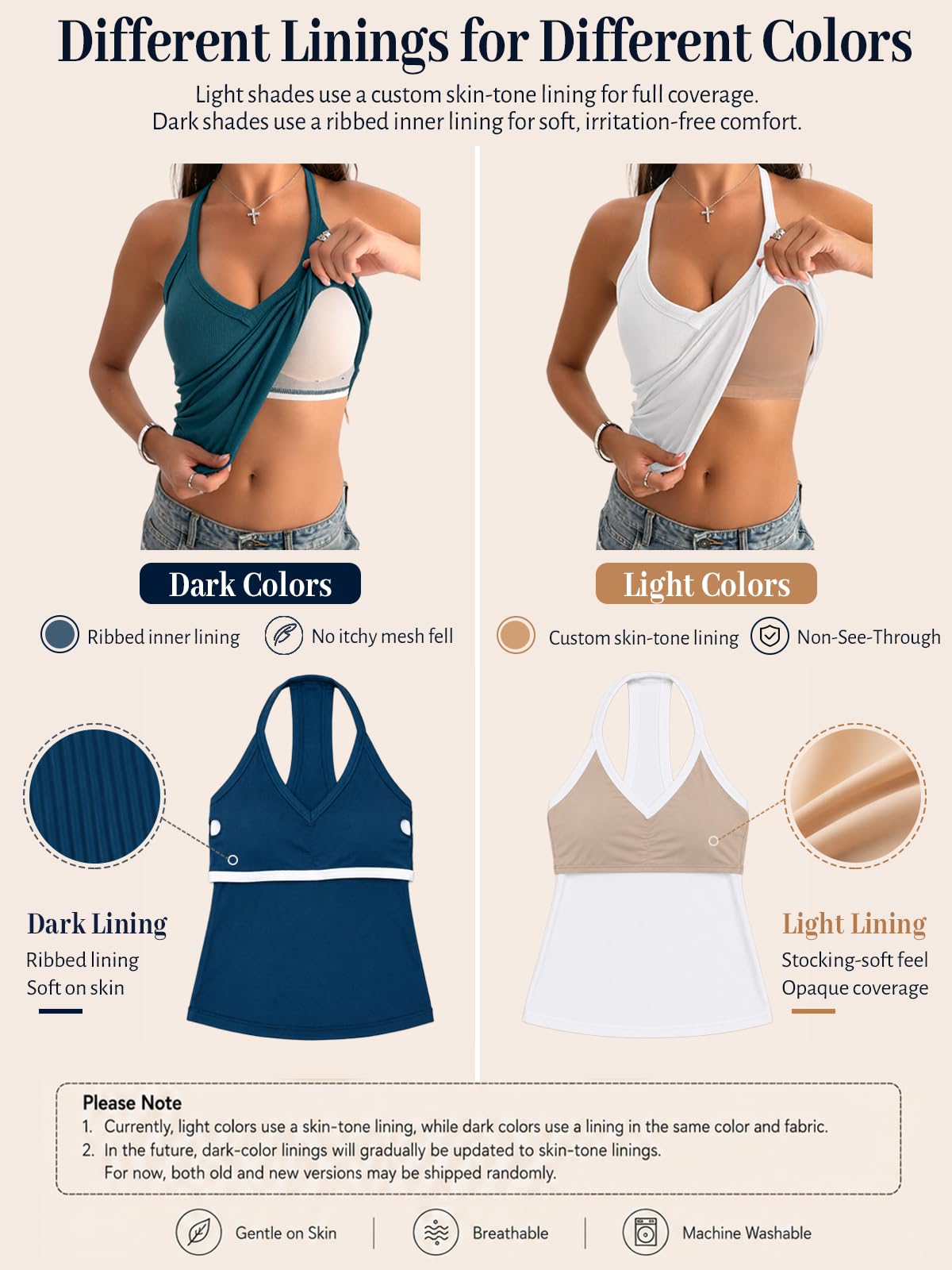 Danysu V Neck Cotton Tank Tops with Built-in Shelf Bra Sleeveless Racerback Fitted Basic Cami Shirts Bright White L 🍁 All In One Marketplace Canada