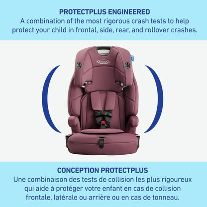 Graco Tranzitions 3-in-1 Harness Booster Seat, Toddler to Big Kid Car Seat from 10-45 kg (22-100lb), Harness/Highback/Backless Booster, Eloise 🍁 All In One Marketplace Canada