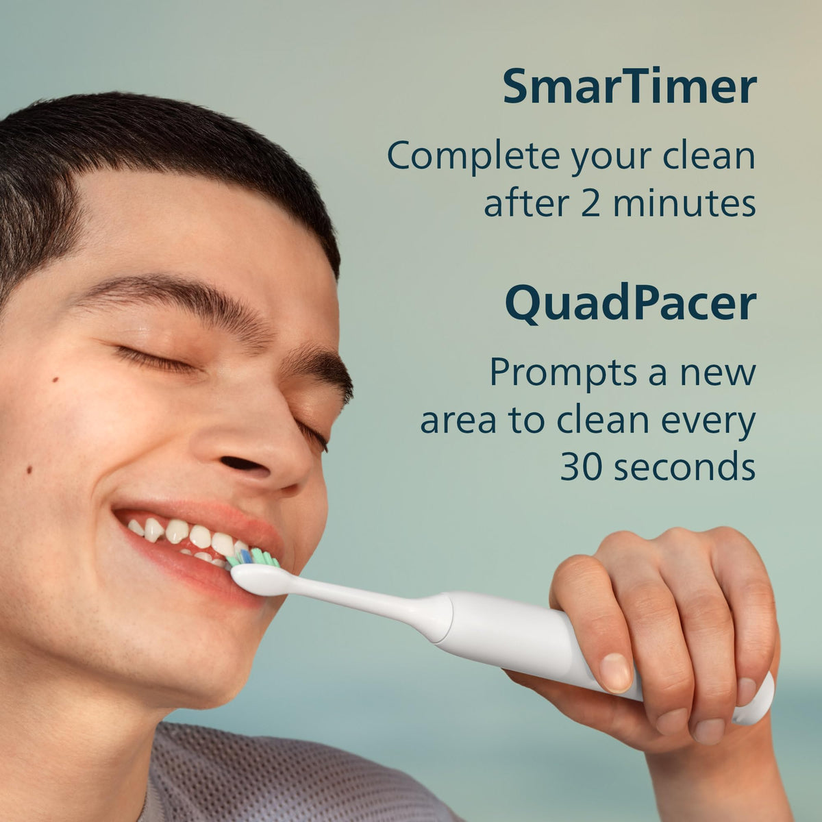 Philips Sonicare 4100 Electric Toothbrush, Sonic Toothbrush with Two Intensity Levels, Pressure Sensor and Timer, Cleansing Blue Prismatic, Model HX3689/23 🍁 All In One Marketplace Canada