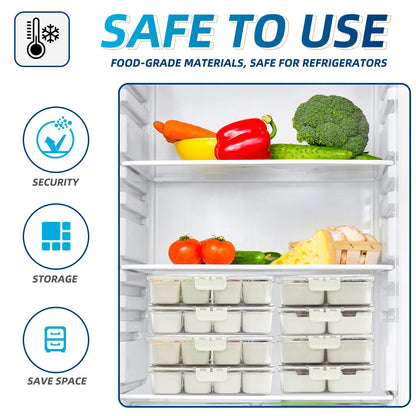 Pure Future Snackle Box Container with Handle - 8 Compartment Divided Serving Tray with Lid - Crystal Clear Charcuterie Box for Travel, Parties, Movie Nights & Daily Snacks (Hand Wash Only) 🍁 All In One Marketplace Canada