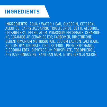 CeraVe Moisturizing Cream, Daily Face, Hands, & Body Cream Moisturizer for Dry Skin With Hyaluronic Acid and Ceramides for Women and Men. Sensitive skin, Oil-free, Non-comedogenic, Fragrance-Free, 539 Grams 🍁 All In One Marketplace Canada