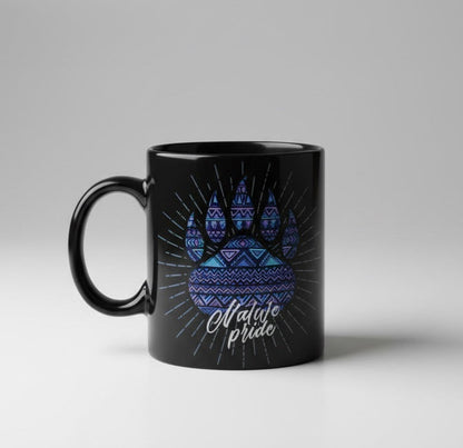 OLDTRIBES™ Southwestern Style Black Ceramic mug