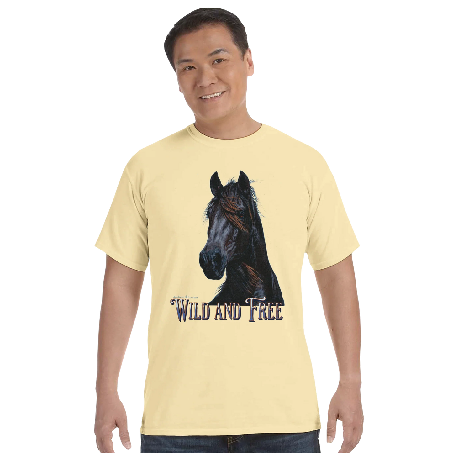 Wild and Free Comfort Colors Unisex Tee – 100% Cotton