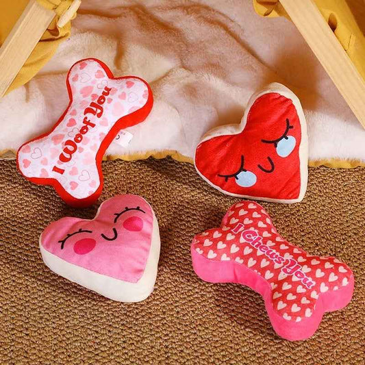 Dog Toy Gift Set | Be My Valentine Dog Toys