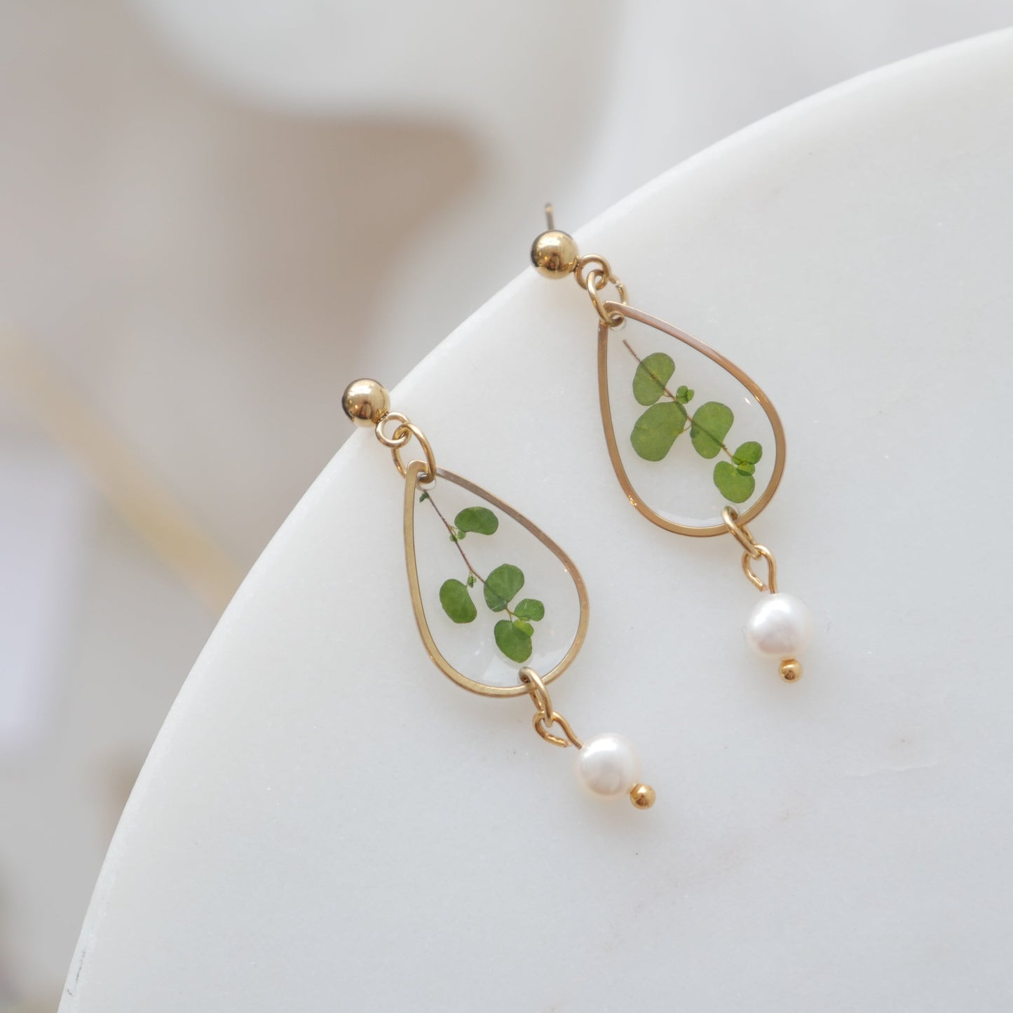 Boucles d’oreilles Chloé - goutte (moyen)