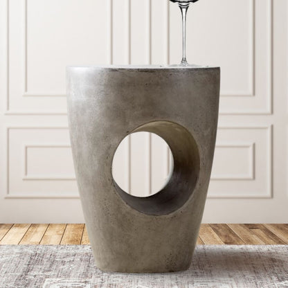 Olivia Terrazzo-Beistelltisch aus Beton im Mid-Century-Stil