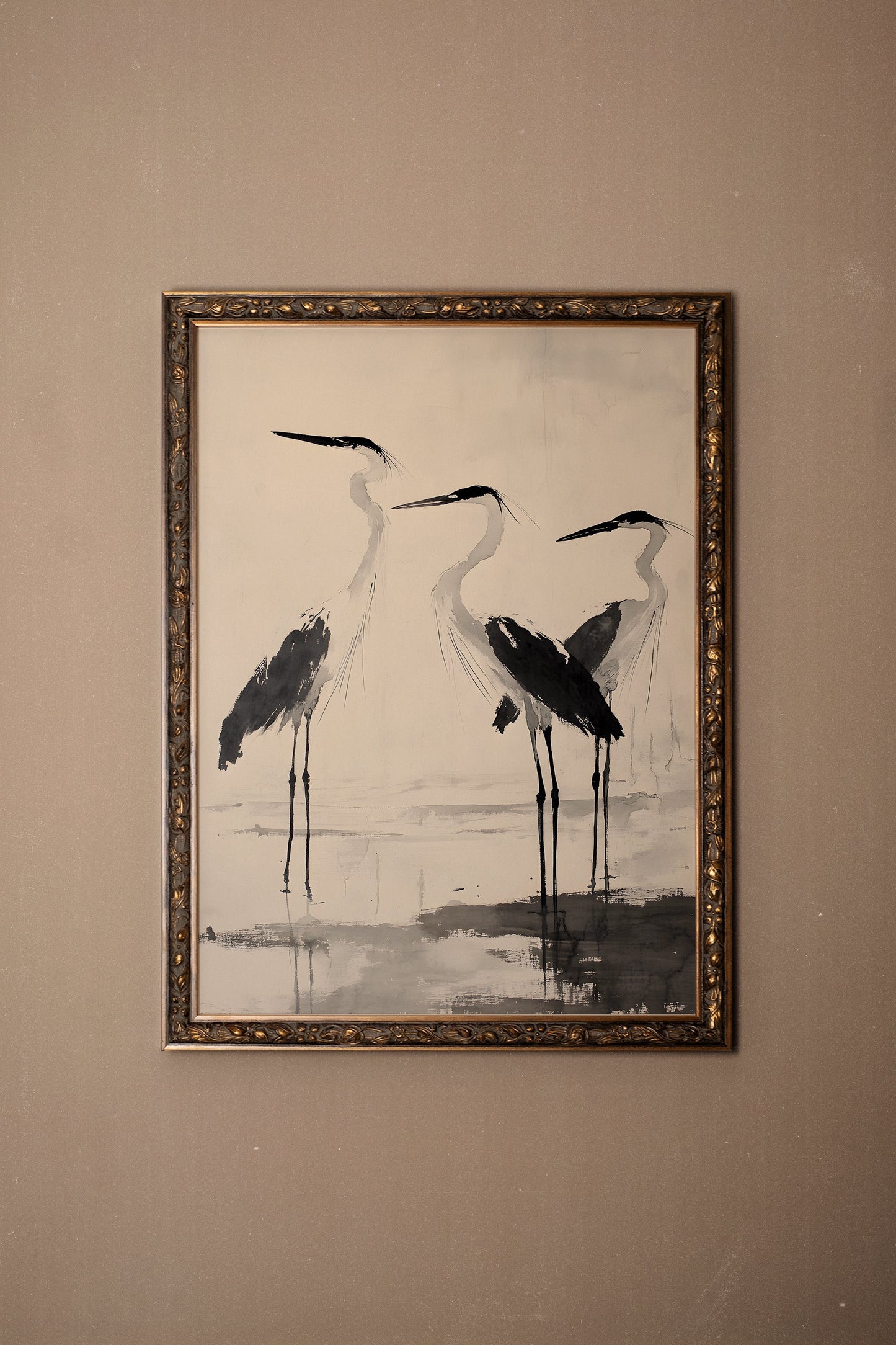 REFLET CÉLESTRE, CADRE VINTAGE BRONZE