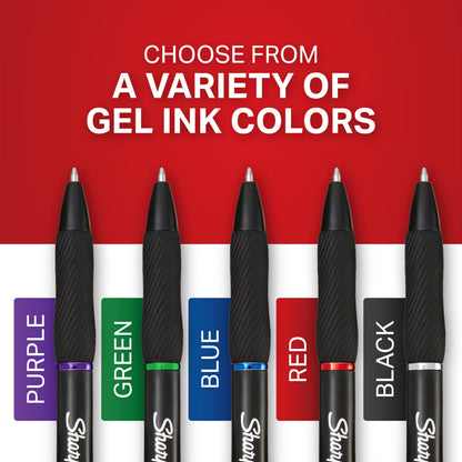 Sharpie S-Gel, Gel Pens, Medium Point (0.7mm), Black Ink Gel Pen, 12 Count 🍁 All In One Marketplace Canada
