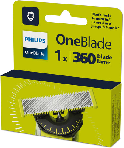 Philips OneBlade 360 Replacement Blade, for OneBlade Electric Shaver and Trimmer, Durable Stainless Steel, Trim, Edge and Shave, Model QP410/50 🍁 All In One Marketplace Canada