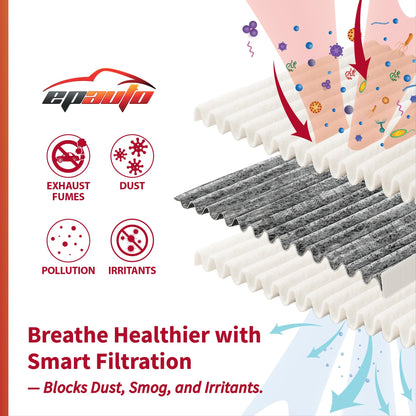 EPAuto CP134 (CF10134) Premium Cabin Air Filter includes Activated Carbon 🍁 All In One Marketplace Canada
