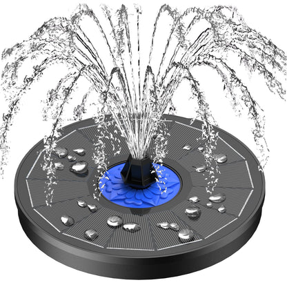 SZMP Solar Fountain Upgrade, 3.5W Solar Powered Bird Bath Fountains with Flower, Outdoor Water Feature Solar Fountain Pump with 7-in-1 Nozzles, 4 Fixed Pipes for Humingbirds, Birdbath, and Garden 🍁 All In One Marketplace Canada
