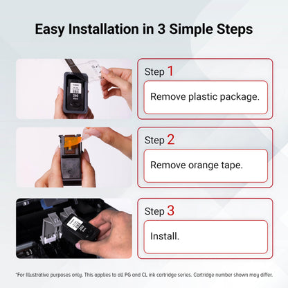 Canon PG-243 Black Ink Cartridge Compatible to Printer iP2820 MX492, MG2420, MG2520, MG2920, MG2922, MG2924 MG3020, MG2525, TS3120, TS302, TS202 and TR4520 🍁 All In One Marketplace Canada