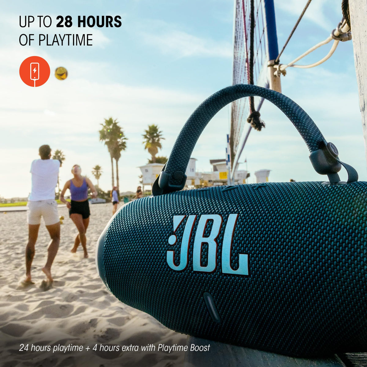 JBL Charge 6 - Portable Waterproof & Drop-Proof Bluetooth Speaker, Bold Pro Sound with AI Sound Boost, 28Hrs of Playtime, Built-in powerbank & Comes with a Sturdy/Removable Carrying Strap (Blue) 🍁 All In One Marketplace Canada