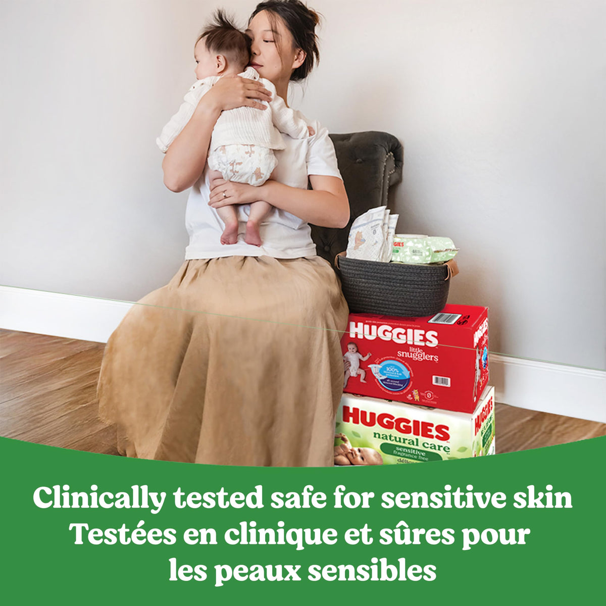 Huggies Natural Care Sensitive Baby Wipes, Unscented, Hypoallergenic, 99% Purified Water, 12 Flip-Top Packs (768 Wipes Total), Packaging May Vary 🍁 All In One Marketplace Canada