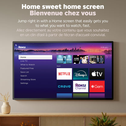Roku® Streaming Stick™ Plus 2025 – 4K and HDR Roku Streaming Device for TV with Voice Remote – Free and Live TV 🍁 All In One Marketplace Canada