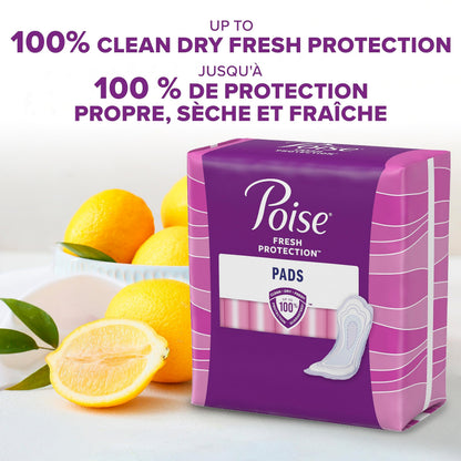Poise Incontinence Pads for Women, Maximum Absorbency, Long, 84 Count (2 Packs of 42) (Packaging May Vary) 🍁 All In One Marketplace Canada