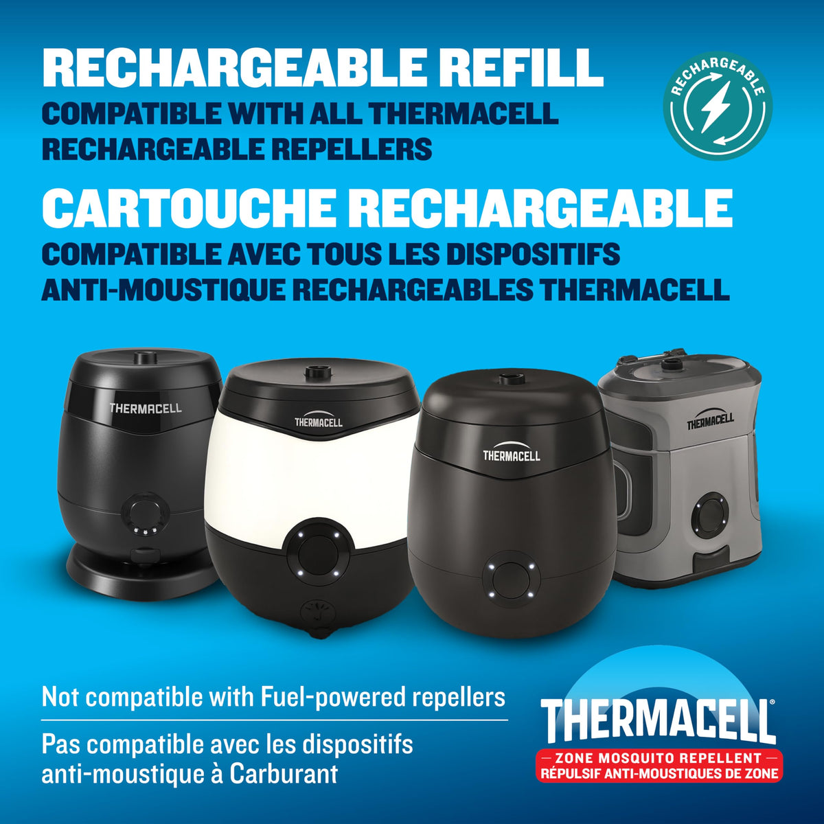 Thermacell Mosquito Rechargeable Repeller Refills; 36 Hours; Compatible with Thermacell E-Series & Radius Only; 20 Foot (6 m) Mosquito Repellent Zone; Deet Free Bug Spray Alternative; Scent Free 🍁 All In One Marketplace Canada