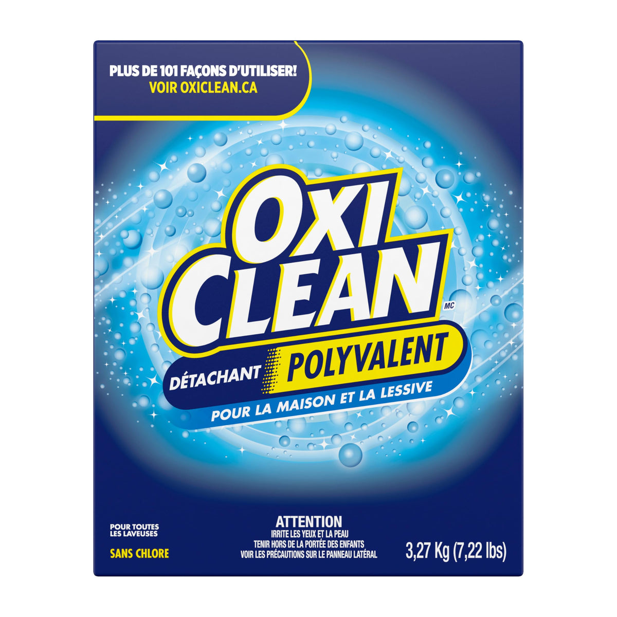 OxiClean Versatile Stain Remover Powder for Household, Laundry, Carpet, and Upholstery - Colour Safe, Chlorine Bleach Free, 3.27 kg 🍁 All In One Marketplace Canada