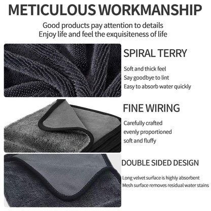 Shiny Wipes Towel for Shower, Shiny Wipes Cloth, Shower Cleaning Cloths for Car Detailing, Kitchen, Window Cleaning Cloth (3, 40 * 40cm) 🍁 All In One Marketplace Canada