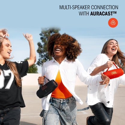 JBL Charge 6 - Portable Waterproof & Drop-Proof Bluetooth Speaker, Bold Pro Sound with AI Sound Boost, 28Hrs of Playtime, Built-in powerbank & Comes with a Sturdy/Removable Carrying Strap (Orange) 🍁 All In One Marketplace Canada