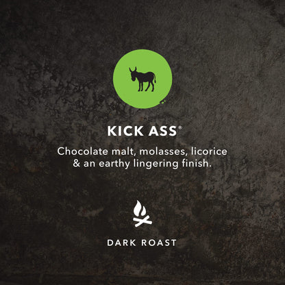 Kicking Horse Coffee, Kick Ass, Dark Roast, Whole Bean, 1 lb - Certified Organic, Fairtrade, Kosher Coffee 🍁 All In One Marketplace Canada