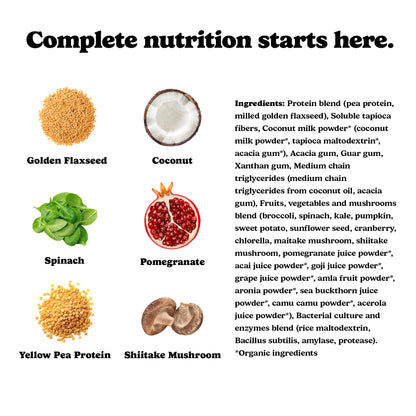 Good Protein Vegan Plant-based Protein Powder 100% Natural, Non-GMO, Dairy-free, Gluten-free, Soy-free, No Added Sugar and Nothing Artificial. Unflavoured All-in-One Shake 800 grams 🍁 All In One Marketplace Canada
