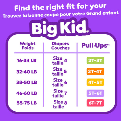 Pull-Ups Girls Potty Training Underwear, Easy Open Toddler Pants 2T-3T (16-34 lbs), Learning Designs for Toddlers, 104 count 🍁 All In One Marketplace Canada