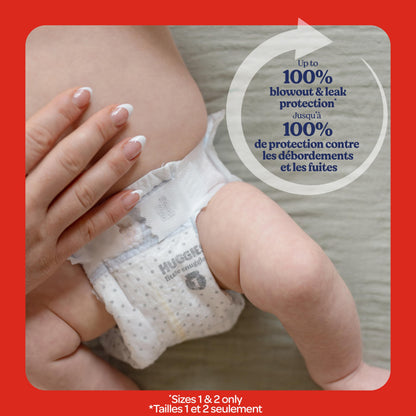 HUGGIES Newborn Diapers - HUGGIES Little Snugglers Disposable Baby Diapers, 84ct, Giga Pack 🍁 All In One Marketplace Canada