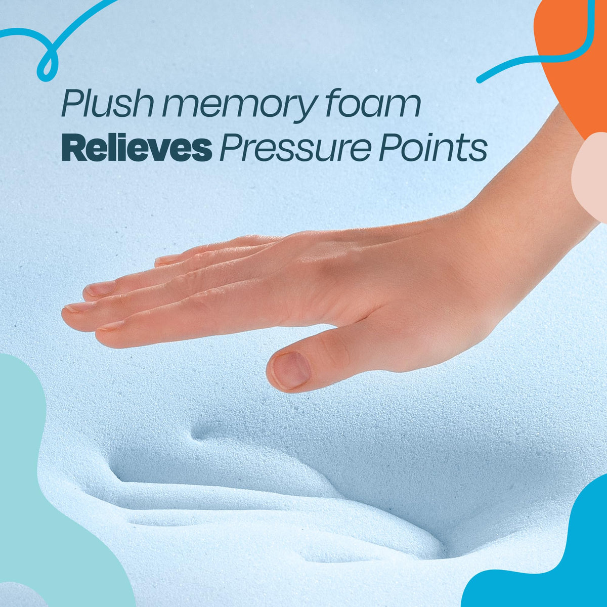 Linenspa 2 Inch Memory Foam Mattress Topper, Gel Infused Full Mattress Topper, CertiPUR-US Certified 🍁 All In One Marketplace Canada
