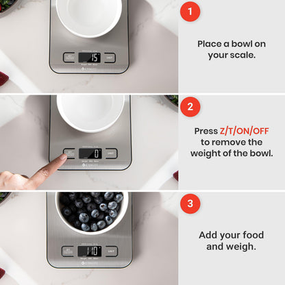 Etekcity Food Kitchen Scale, Digital Grams and Ounces for Weight Loss, Baking, Cooking, Keto and Meal Prep, Postal Parcel, Small, 304 Stainless Steel 🍁 All In One Marketplace Canada