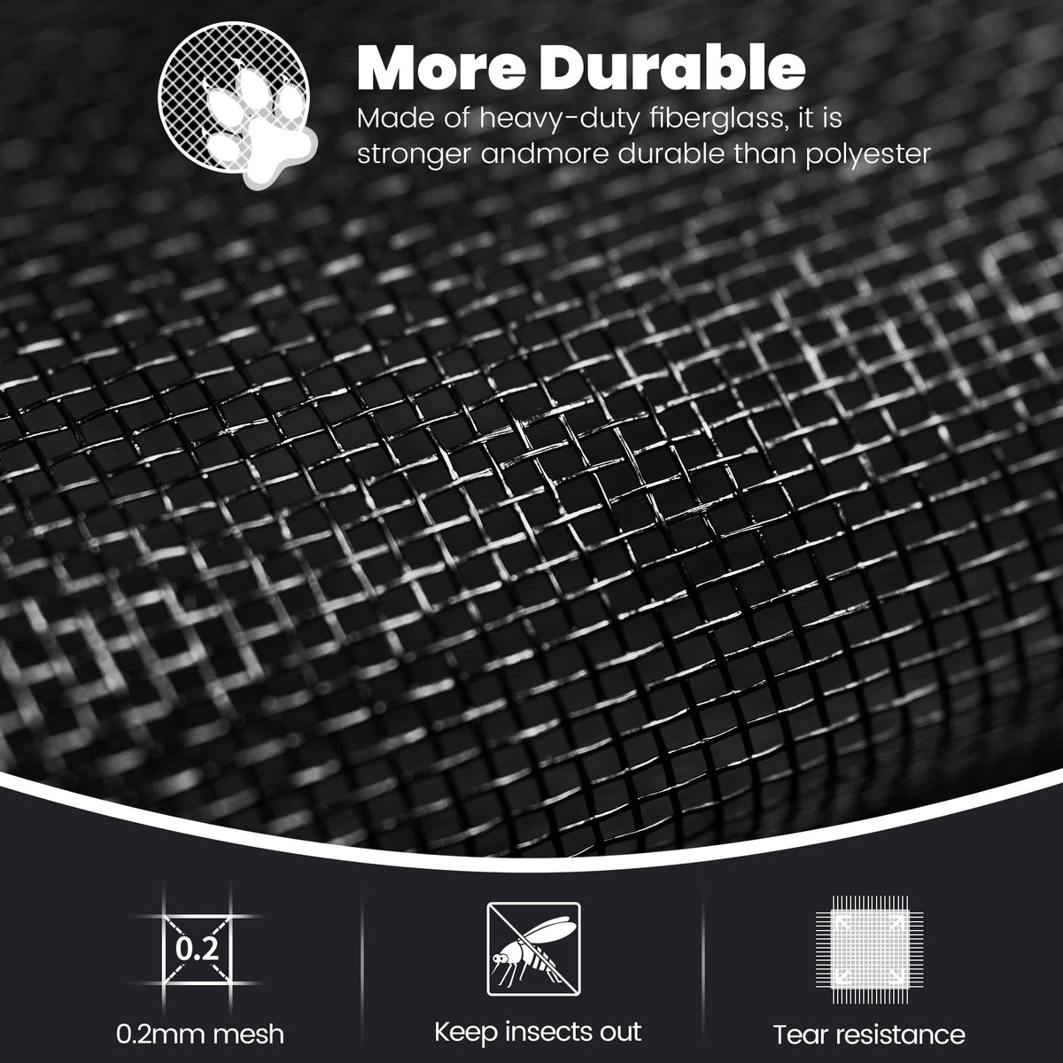 Magnetic Screen Door (Screen Size 32" x 82"), Fits Door Opening 30"x80", Heavy Duty Fiberglass Moustiquaire Magnétique, Screen Mesh with Automatic Block Closure, Walk Through Easily for Kids Pets 🍁 All In One Marketplace Canada