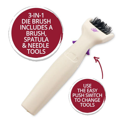 Premier Craft Tools - 3-in-1 Die Brush