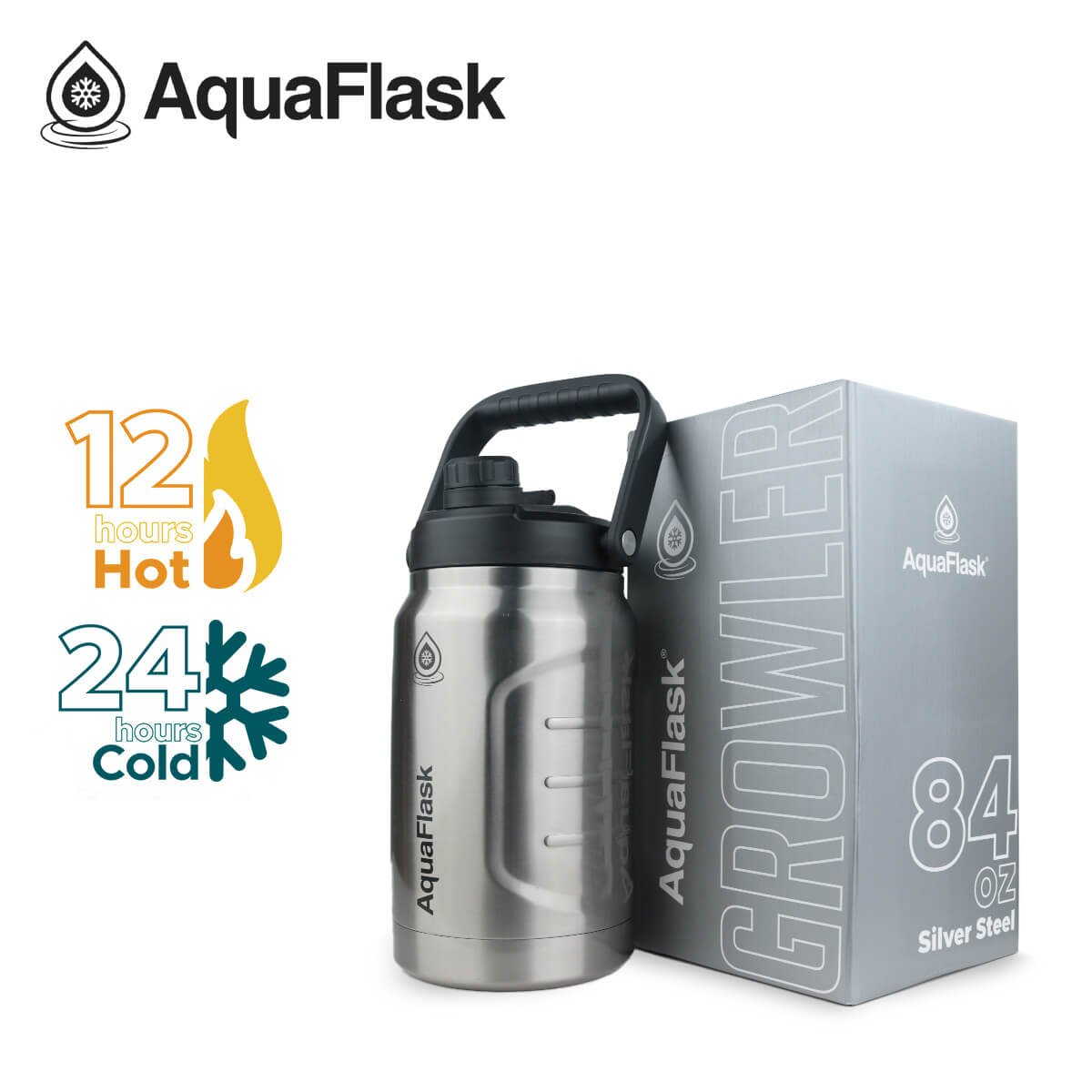 AquaFlask Original Vacuum Insulated Water Bottles 2484 ml (84oz)