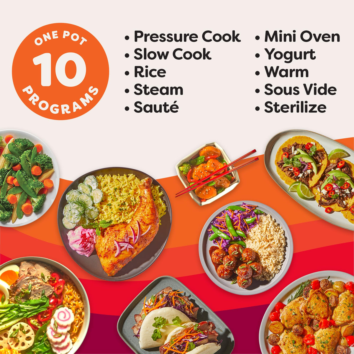 Instant Pot Pro (8 Quart) 10-in-1 Pressure Cooker, Slow Cooker, Rice/Grain Cooker, Steam, Sauté, Sous Vide, Yogurt Maker, Sterilizer and Warmer, Includes App