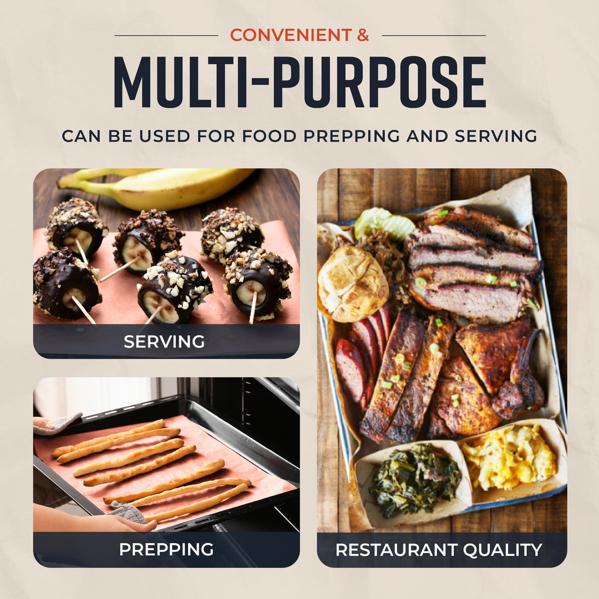Bryco Goods Pink Butcher Paper Roll - 18 Inch x 100 Feet - Food Grade Peach Paper for Smoking & Grilling Meat, BBQ, Brisket - Unbleached Unwaxed Uncoated 🍁 All In One Marketplace Canada