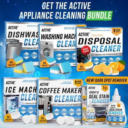 Mold Stain Remover Gel Cleaner - ACTIVE Heavy Duty Stain Cleaner for Front Loader Washing Machine Seal, Bathroom Grout, Shower, Caulk - Front Load Washer Cleaning Solution - 7 Fl Oz 🍁 All In One Marketplace Canada
