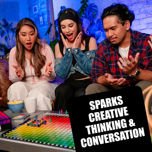 USAOPOLY HUES and CUES Vibrant Color Guessing Game Perfect for Family Game Night Connect Clues and Colors Together 480 Color Squares to Guess from 🍁 All In One Marketplace Canada