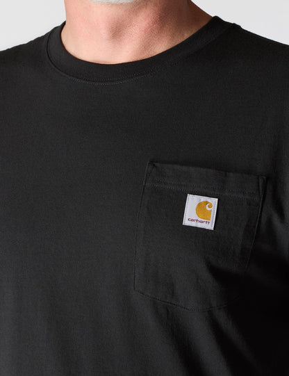 Carhartt Men's K87 Workwear Short Sleeve T-Shirt (Regular and Big & Tall Sizes), Black, Meduim 🍁 All In One Marketplace Canada